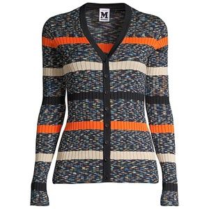 M Missoni Striped Cardigan Sweater IT42/US6